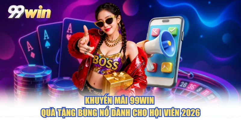 Khuyến Mãi 99WIN - Quà Tặng Bùng Nổ Dành Cho Hội Viên 2026