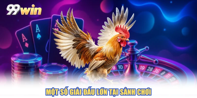 Một số giải đấu lớn tại sảnh chơi